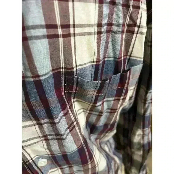 J Crew Mens Shirtings Classic fit  Button Up Shirt Plaid Size Large 100% Cotton - Picture 3 of 8